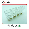 5 Gold Plating retransmissível rj45 ethernet conector de cabo LAN alta qualidade